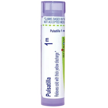 Boiron Pulsatilla 1M, Homeopathic Medicine for Cold With Thick Yellow Discharge, 80 Pellets