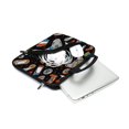 thumbnail image 4 of XMBFZ Funda para computadora portátil 14 15 15.4 15.6 Estuche Chromebook Estuche Ultrabook Funda para computadora portátil Bolso Messenger para PC Estuche para tableta Funda con asa de neopreno para n, 4 of 6