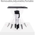 thumbnail image 2 of VANKYO Aluminum Tripod Projector Stand, Adjustable Laptop Stand, Multi-Function Stand, Computer Stand Adjustable Height 17'' to 46'' for Laptop with Plate and Carrying Bag (Silver), 2 of 6