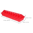 thumbnail image 2 of unbranded 2Ud Alimentador Para Pollos De Plástico Con Tapa Abatible Y Capacidad Para Exteriores, 2 of 8
