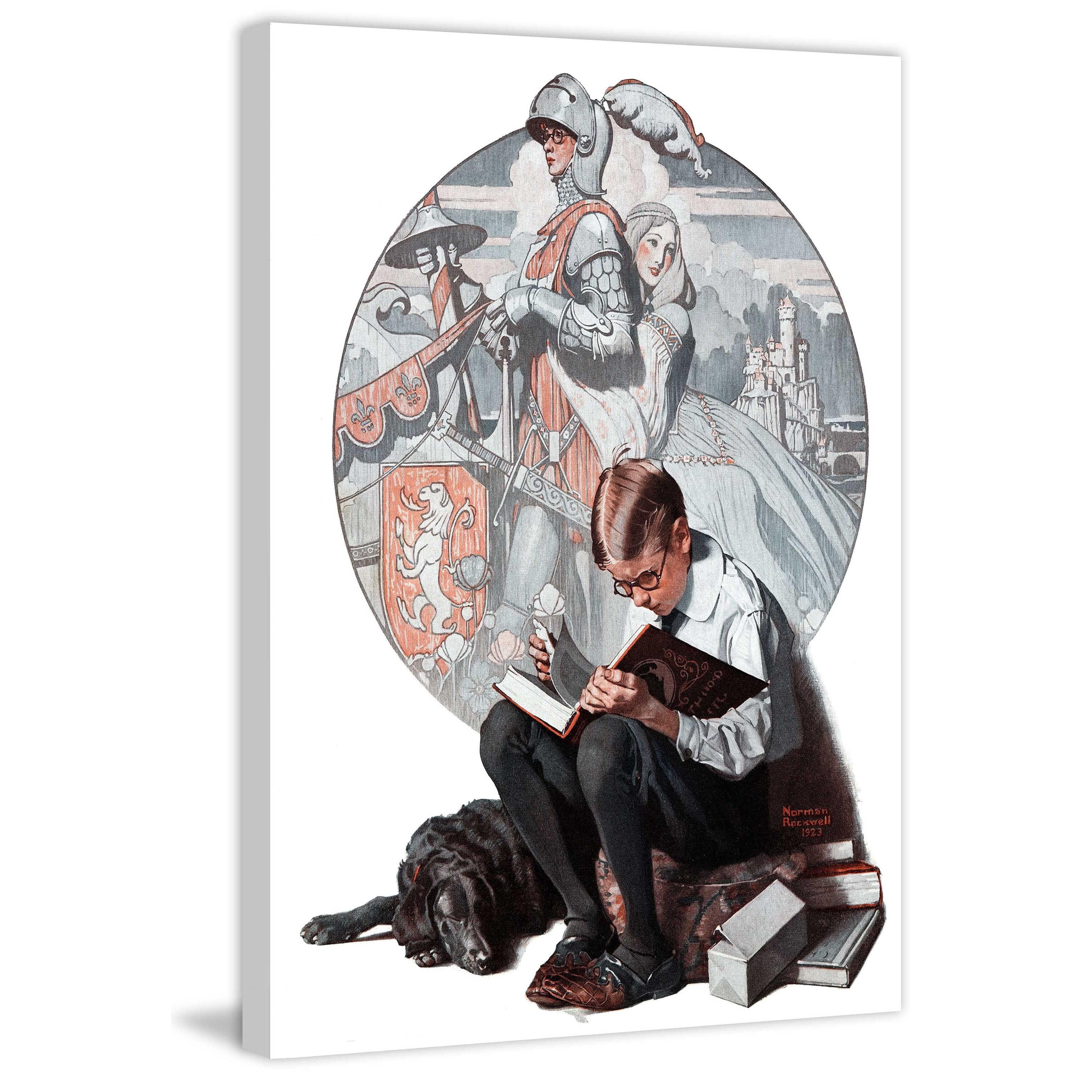 Marmont Hill "Age of Romance" by Norman Rockwell Painting Print on Canvas