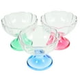 thumbnail image 5 of WHAMVOX 3pcs Ice Cream Bowl Footed Dessert Bowl Milk Cup Decorative Snack Cup Dessert Serving Bowl, 5 of 8