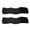 Black, variant on Soccer Shin Guard Strap, Antislip Sport Football Legging Shin Fixed Strap, Ankles Guard for Kicking Running and Cycling