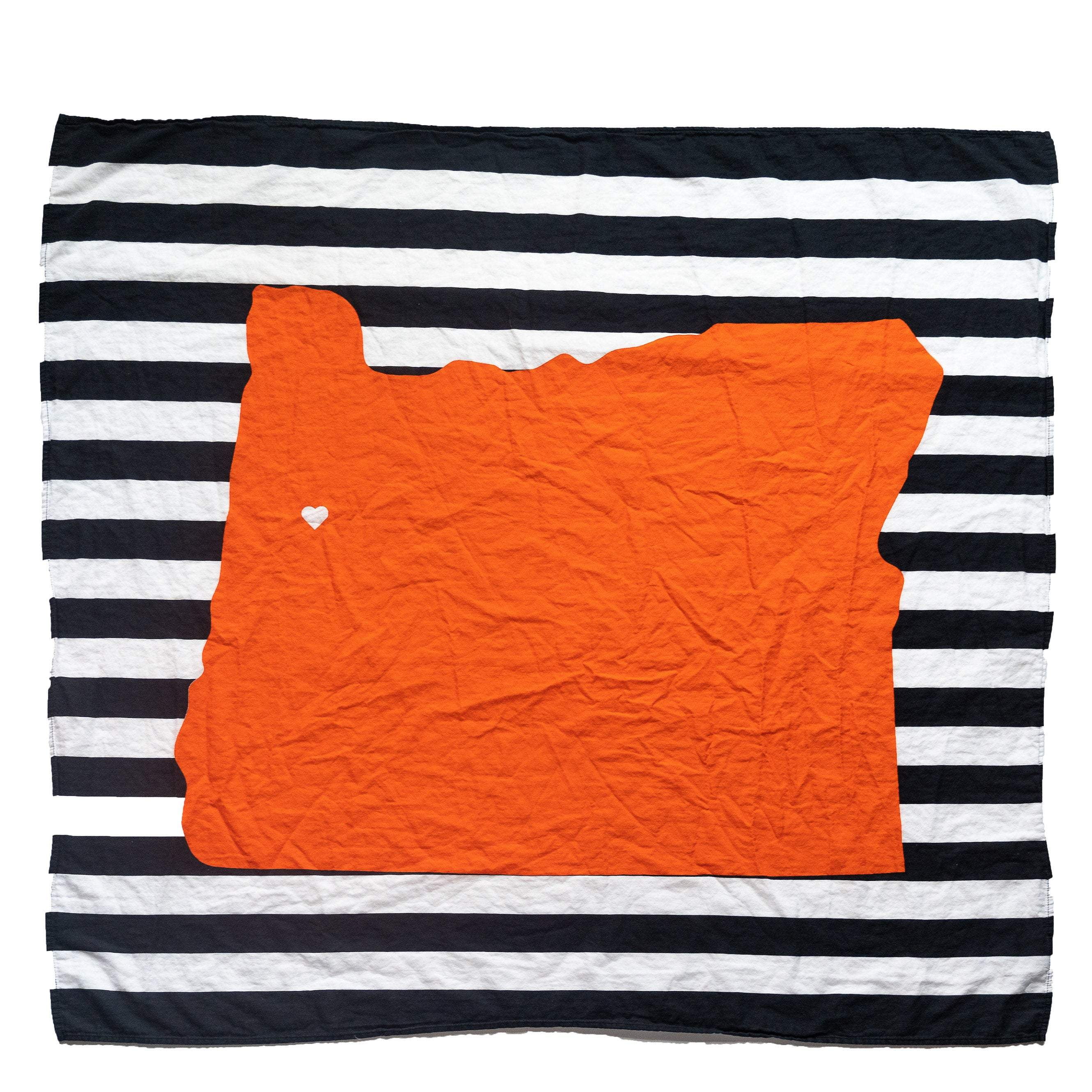 orange receiving blankets