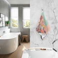 thumbnail image 2 of Yayeee 100% Cotton Hand Towels for Bathroom 16" x 28" Soft Absorbent Kitchen Towel, Cityscape Painting, 2 of 7