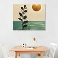 thumbnail image 2 of Orinice Bohemian sunshine eucalyptus, canvas wall artwork print, aesthetic nature mural bathroom office bedroom décor 16x12in, 2 of 6