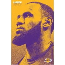 NBA Los Angeles Lakers - Lebron James 18 Wall Poster, 14.725" x 22.375"