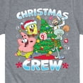 thumbnail image 3 of SpongeBob SquarePants - Christmas Crew - Toddler And Youth Short Sleeve Graphic T-Shirt, 3 of 6
