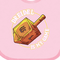 thumbnail image 4 of Inktastic Hanukkah Dreidel Game Boys or Girls Baby Bib, 4 of 4