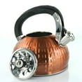 MegaChef 3 Liter Stovetop Whistling Kettle in Copper