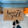 thumbnail image 5 of Vikakiooze Halloween Front Door Mat Rug, Stay Spooky Halloween Home Decorations, Non-Slip Skull Welcome for Front Door, Indoor Outdoor Fall Rug for Home Kitchen Floor Halloween Dec, 5 of 7