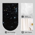 thumbnail image 2 of Galaxy Kitchen Window Curtains 27.5 x 39 Inch Small Short Mini Cafe Rod Pocket Space Universe Kids Black Nebula for Living Bedroom Room Home Treatment Set of 2 Curtain Panels Drapes Tiers, 2 of 6