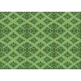 thumbnail image 1 of Ahgly Company Machine Washable Indoor Rectangle Transitional Army Green Area Rugs, 7' x 9', 1 of 7