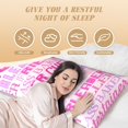 thumbnail image 3 of Body Pillow Cover - Soft Body Pillow Pillowcase, Best Mom ever Breathable Long Body Pillow Case Cover with Invisible Zipper 20x60in, 3 of 5