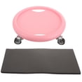 thumbnail image 1 of OULII 1 Set Pink PP Slides for Abdominal Training Sliding Disc 11x11in, 1 of 8