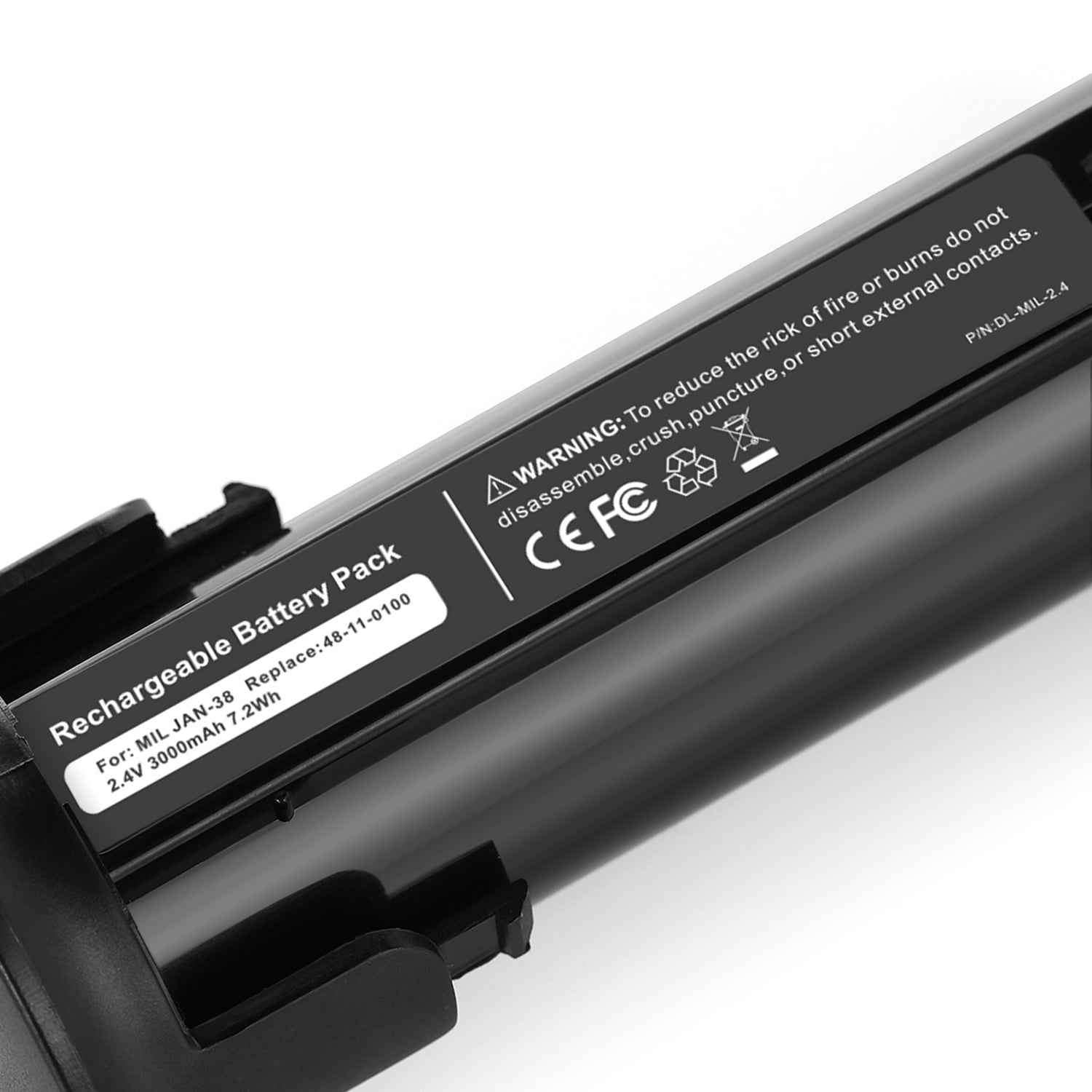 3000mAh 2.4V NICD Battery For Milwaukee 48-11-0100 2.4 Volt 6538-1 6539-1 Tools 