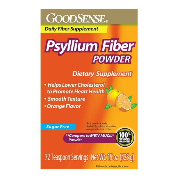 Natural Fiber Powder Fiber Laxative & Dietary Supplement, 100 Natural