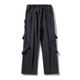 thumbnail image 4 of TIANZEN Casual Blend Cargo Pants With Multiple Pockets Comfortable Straight Leg Trousers For Daily Wear And Outdoor Activities Mens Sports Pants Men Stretch Pants, 4 of 5