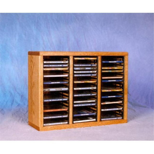 Wood Shed 309-1 Solid Oak desktop or shelf CD Cabinet