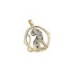thumbnail image 4 of Colgante de guepardo Yashi con circonitas y cadena de acero de titanio, 4 of 4