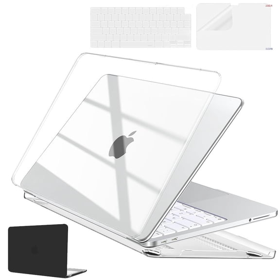 KANCOKIT Compatible with MacBook Neo Case 13 inch 2026 Release Model A3404, Hard Shell Case with Keyboard Cover & Screen Protector, Clear