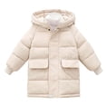thumbnail image 4 of Shadoumai Toddler Girls Winter Coat Jacket Outwear Clothes Warm Overcoat Snowsuit Puffer Parka Lined Hood Kids, 4 of 4