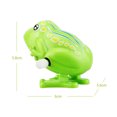 thumbnail image 2 of SHISUYAN 3PC Bouncing Clockwork Toy Baby Jumping Plastic Educational Fun Toys Gift for Kids Children (Green), 2 of 8