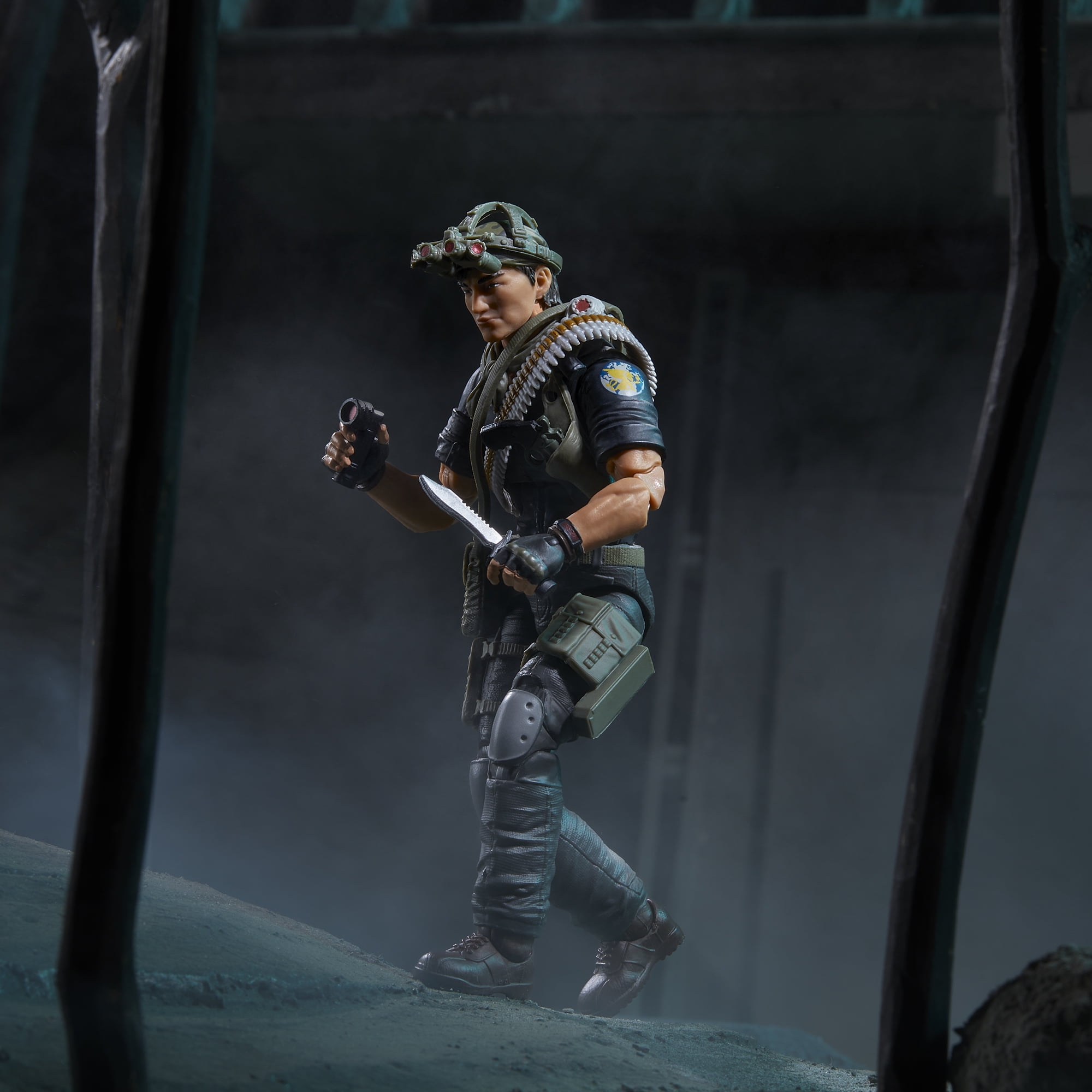 G.I. Joe Classified Series Night Force Tunnel Rat, Collectible G.I. Joe Action Figure (6"), 107