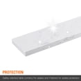 thumbnail image 5 of PROOX 36 in. W Engineered Stone Bathroom Vanity Top Backsplash in White, 5 of 7
