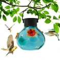 thumbnail image 6 of Qiopertar Solar Hummingbird Feeder, Automatic Solar Light Bird Feeder for Night, Outdoor Garden Patio Hanging Decoration with Colorful Glass, 6 of 7