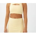 thumbnail image 3 of Cotton On Body Womens Smoothing Cut Out Vestlette Top Golden Haze L, 3 of 3