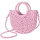 thumbnail image 1 of LHSHID Womens Straw Beach Bag Woven Crossbody Shoulder Bags Top Handle Satchel Handbag Purse for Summer, 1 of 6