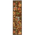 thumbnail image 2 of Safavieh Chelsea Hayleigh Bordered Wool Runner Rug, Brown, 2'6" x 10', 2 of 11
