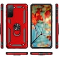 thumbnail image 2 of S21 FE Case, Samsung Galaxy S21 FE Case Military Grade Protective Samsung S21 FE Cases Cover with Ring Car Mount Kickstand for Samsung Galaxy S21 FE - Red, 2 of 12