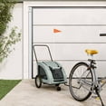 thumbnail image 1 of vidaXL Pet Bike Trailer Grey Oxford Fabric and Iron, 1 of 5