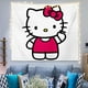 thumbnail image 1 of Kawaii Hello Kitty Sanrio My Melody Cinnamoroll Cartoon Blackgroud Cloth, lindo tapiz de pared para dormitorio, decoración de habitación, 1 of 4