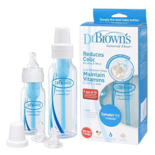 Dr. Browns Natural Flow Feeding Bottle, Polypropylene, 4 Bottle Bonus