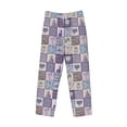 thumbnail image 4 of Xecao Lavender Flowers Men's Straight Lounge Pajama Pants: The Ultimate in Comfortable Sleepwear, 4 of 9