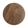thumbnail image 4 of Kate and Laurel Talcott Table d'Appoint Moderne en Bois Rond, 16 x 16 x 24, Brun Noyer, Table de Bout Décorative Transitionnelle à Deux Niveaux pour une Utilisation comme Table de Chevet de Chambre à Coucher Ou Accent de Salon, 4 of 9