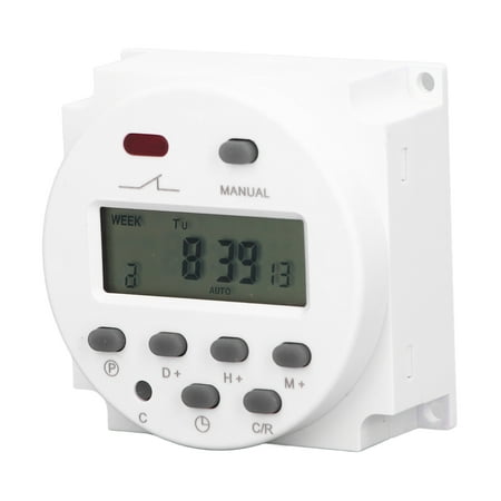 

Programmable Timers Electronic Timer Multifunctional Memory Storage Low Power Consumption For Lighting System For Home Appliances AC220-240V