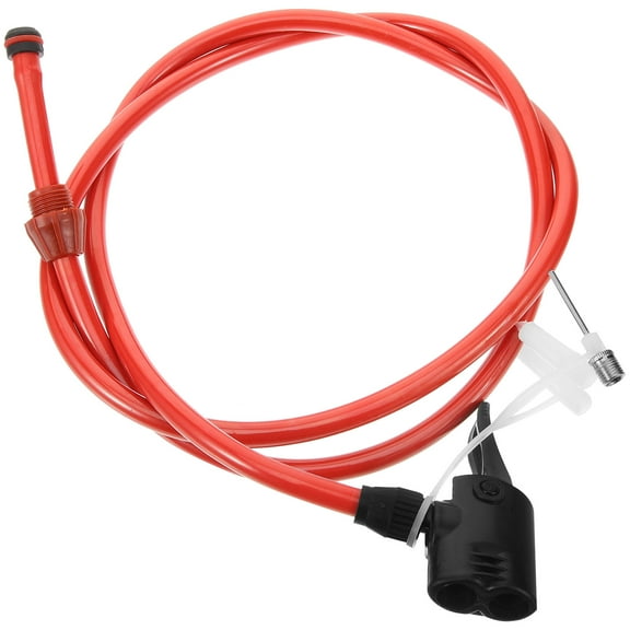 ibasenice Red Pump Hose with Plastic for Valve Compatibility, 1 Pack Replacement Accessory