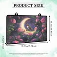 thumbnail image 7 of Renewold Stove Top Cover Protector Glass Stove Guard Anti-slip Scratch Resistant Cooktop Protector Range Cover Extra Counter Space Kitchen Decor, 29'' x 21'', Hummingbird Rose Moon, 7 of 7