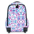 thumbnail image 5 of K-Cliffs Heavy Duty Rolling School Backpack, Traveling Book bag Pastel, Unisex, Teen-Adult, 5 of 5