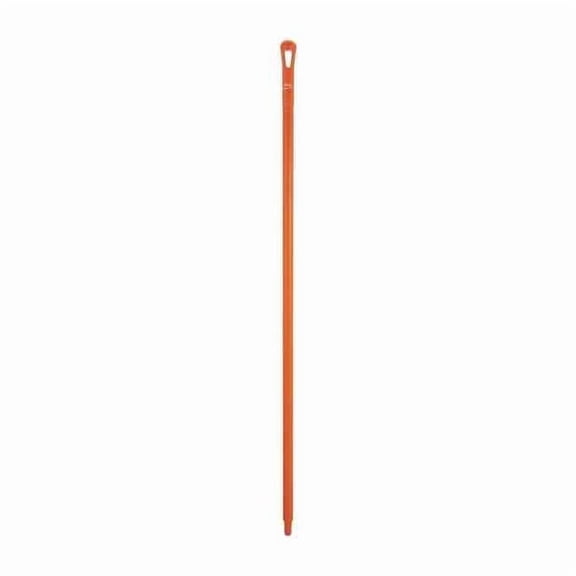 Vikan 59" Color Coded Handle, 1 1/4 in Dia, Orange, Polypropylene 29627