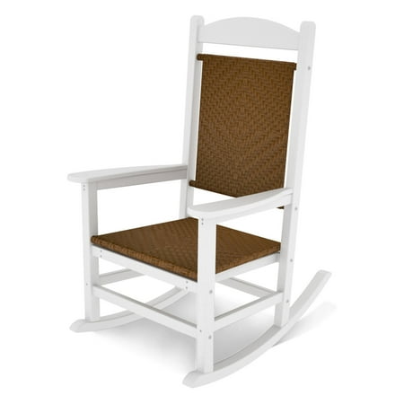 POLYWOOD® Presidential Recycled Plastic Woven Rocker