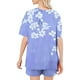 thumbnail image 3 of Conjunto de Pijama de las Mujeres de Moda Casual Color Sólido Casa Manga Corta Cuello Redondo Superior Y Pantalones, Ropa de Salón, 3 of 8