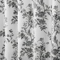 thumbnail image 5 of Psoiuetr Black and White Shower Curtain,Cotton Floral Cottagecore Spring Shower Curtain for Bathroom 72" W x 72" L, 5 of 6