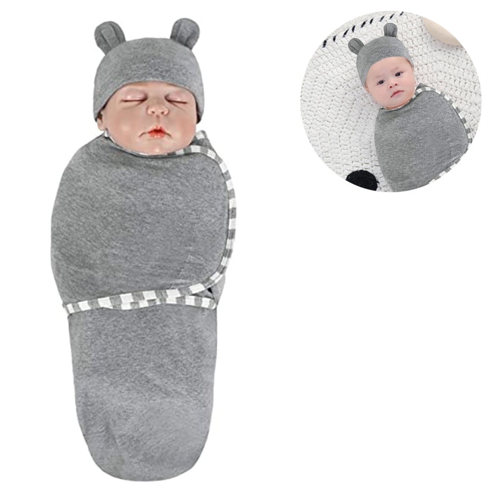 Designer Organic Baby Cosy Sack Blanket beanie hat Swaddle Cocoon sleep sack Newborn Baby Swaddle baby boy baby wrap