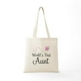 thumbnail image 6 of CafePress - World's Best Aunt Tote Bag - Unisex Canvas Tote Bag, Beige, 1-Piece, 6 of 7