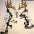 thumbnail image 4 of LAMIRO Metal Deer Bow Rack Shotgun Rack Wall Hanging Decoration, 4 of 7